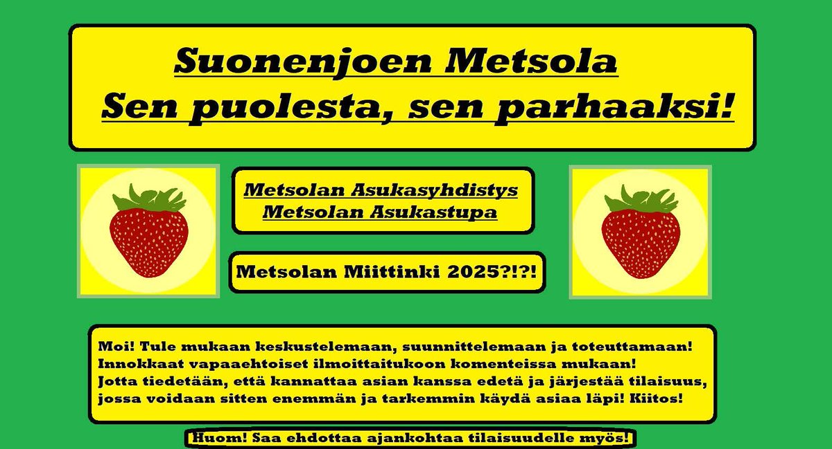 JakeLuonto's tweet photo. Suonenjoen Metsola - Sen puolesta, sen parhaaksi! Tervetuloa mukaan! E-mail: luontotuokio.suonenjoki@gmail.com https://t.co/AJ7K1hw2k2