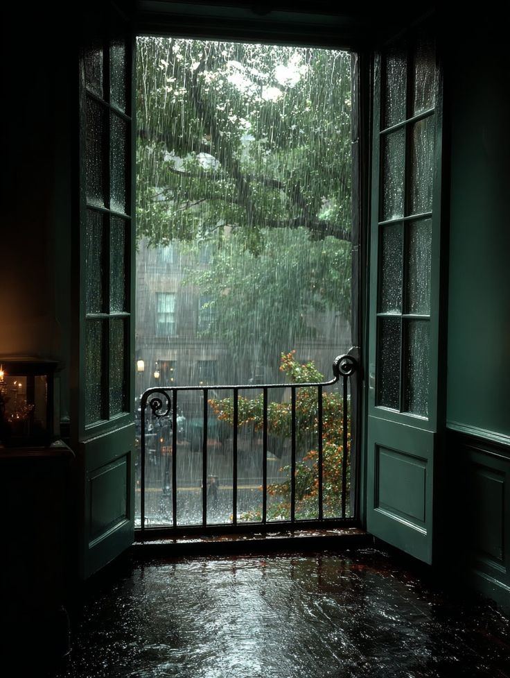 yağmur sesi.. toprak kokusu