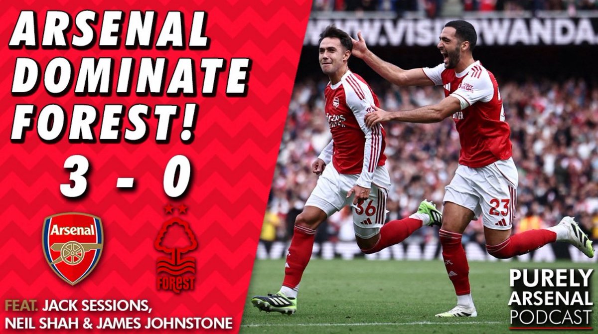 Latest <a href="/purelyarsenalFP/">PurelyArsenal</a> is out now big thanks <a href="/Jack10__Arsenal/">Jack10Arsenal</a> <a href="/Gooner_70ns/">Neilby70</a> and <a href="/venoshockk/">Anthony 🌴 アンソニー</a> for the edit 

<a href="/YouTube/">YouTube</a> youtu.be/HVp59Cja_xw?si…

<a href="/Spotify/">Spotify</a> open.spotify.com/episode/5WD6Ee…

<a href="/ApplePodcasts/">Apple Podcasts</a> podcasts.apple.com/gb/podcast/pur…

#ARSNFO #AFC #Gunners #COYG
