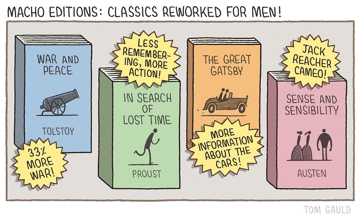 My cartoon for this week's @GuardianBooks.
p.s. this week I am on a USA/Canada tour with my new book. Details and preorder links at https://t.co/IJW2wqzt4O