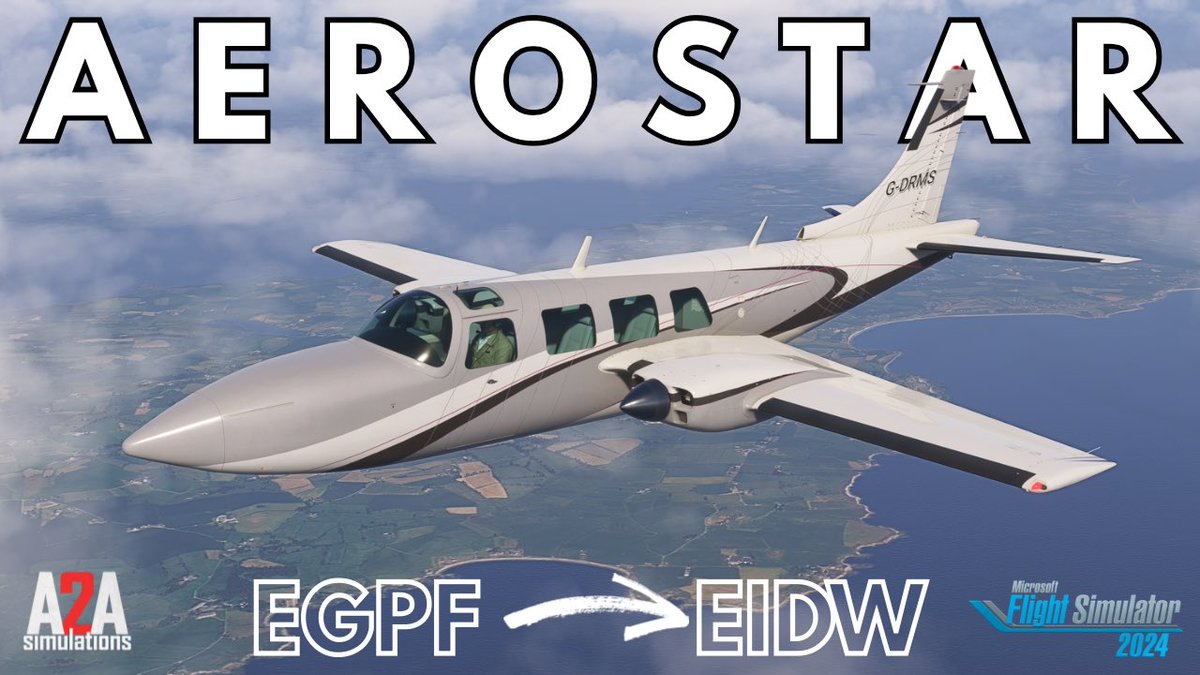 Dreamsofwings1's tweet photo. NEW VIDEO
Chucking myself in the deep end like an idiot again in the exceptional @a2asimulations Accu-sim #Aerostar in @MSFSofficial https://t.co/oD72l05B49…
#a2asimulations #beyondatc #generaviation #ifr #atc #flightsimulator https://t.co/PoaNCZExi4