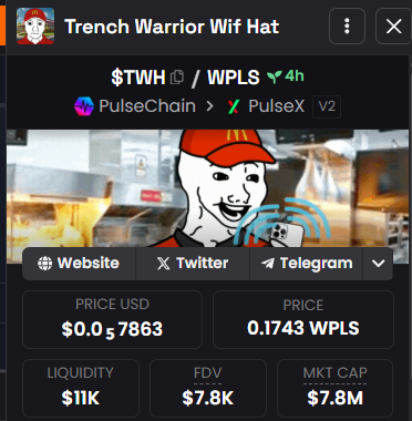 pulsemaniac's tweet photo. 🚨 Scam alert on PulseChain  🚨

Don't buy the "Trench Warrior Wif Hat" ( $TWH ) token launched 4 hours ago on $PLSX, it's a scam. 👀 

The owner can mint unlimited new coins and freeze your address.👀

Stay safe  💪

CA: 0x5C0e7d5fB6B7F2Ad290196cF2E0B0037Fd49109E https://t.co/6qH2xaNzHh