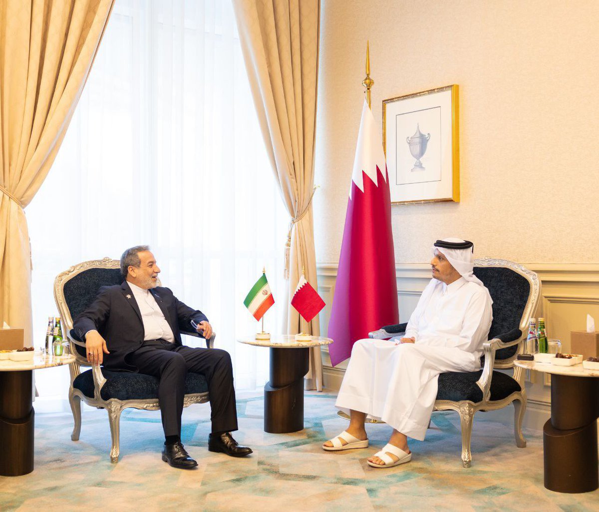 Iran's FM Araghchi met with his Qatari counterpart in Doha