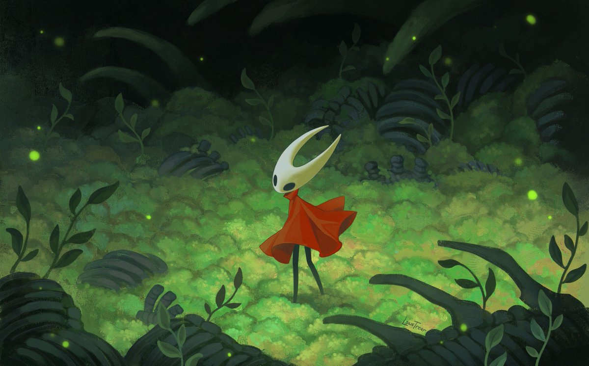 I'm really happy that I fell in love with this world like for the first time

#HollowKnight
 #Silksong