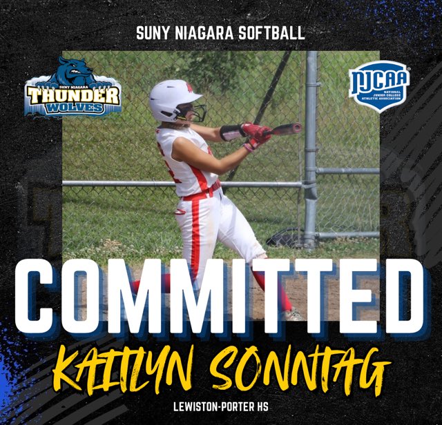 Big congratulations to Kaitlyn Sonntag on her commitment to <a href="/SUNYNiagaraSB/">SUNYNiagaraSB</a> 🥎