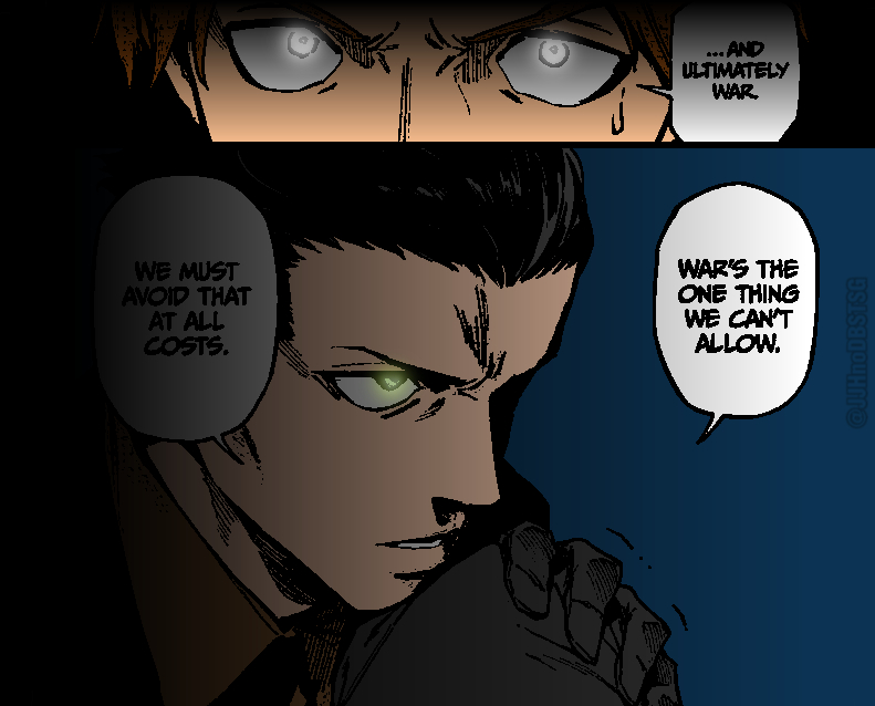 JJHnoDBSTSG's tweet image. I&apos;ll color my favorite moments from each chapter! Give them my own flare 😁✌🏾
#JJKModula