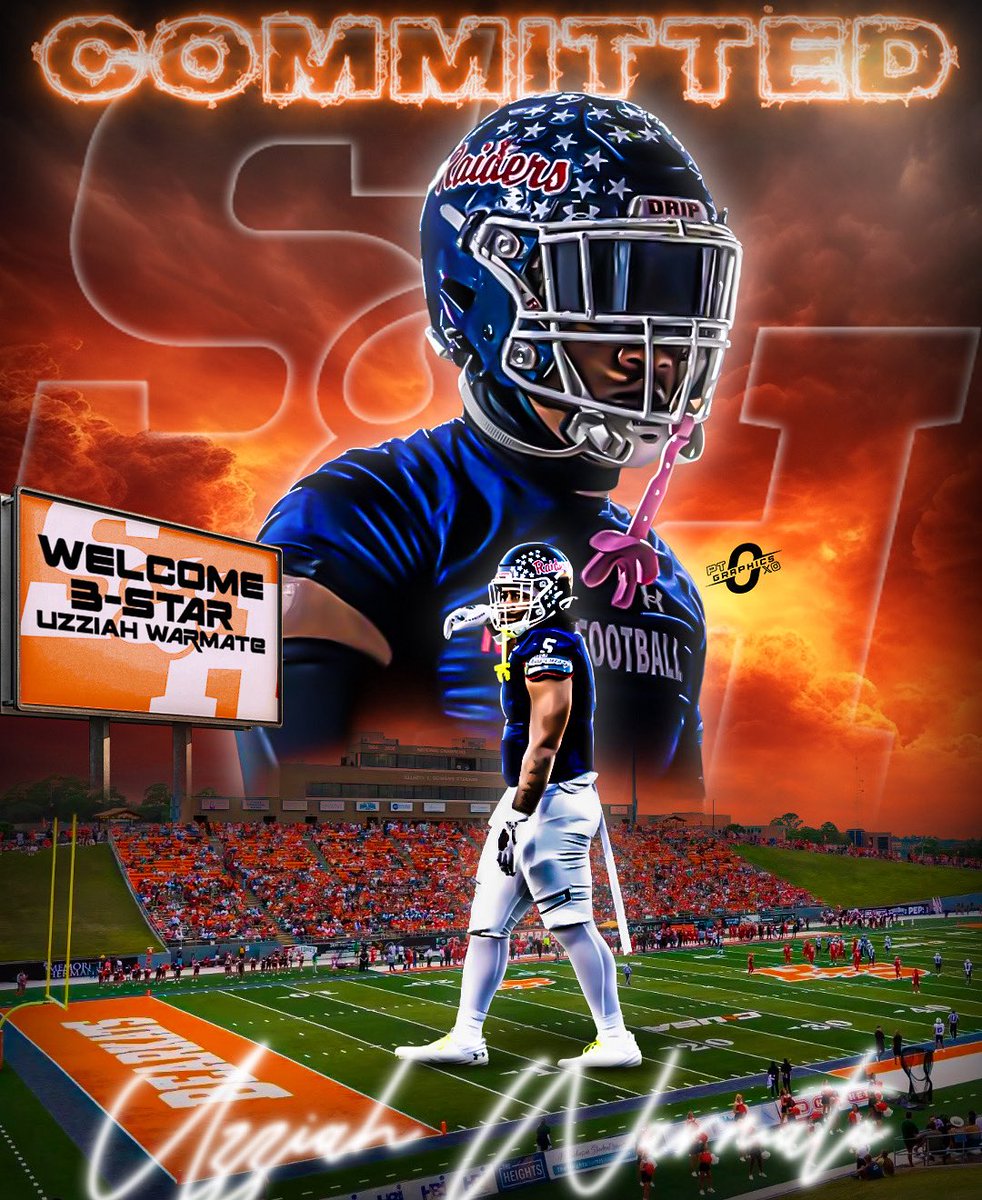 BREAKING: 3⭐️ DL Uzziah Warmate (<a href="/UzziahWarmate/">3⭐️Uzziah “Cookie” Warmate</a>) has Committed to Sam Houston State.

The 6’0 260 DL from Denton, TX chose the bearkats over Houston and UTSA.

“I’m home. Glory to God.”