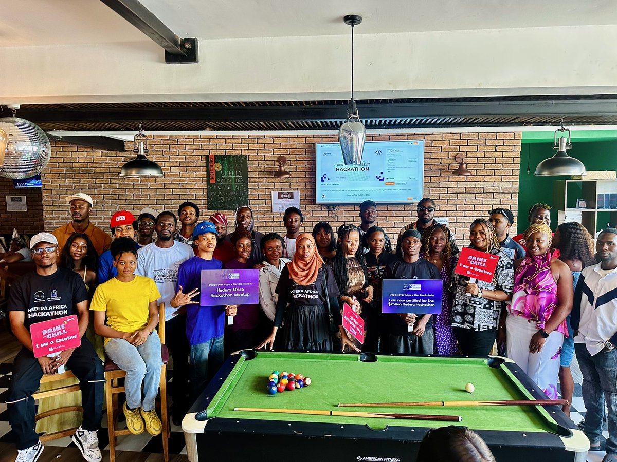 dappsoverapps's tweet image. We had a good time at the Hedera Africa Hackathon meeting ok hosted by us! #hederaafricahackathon