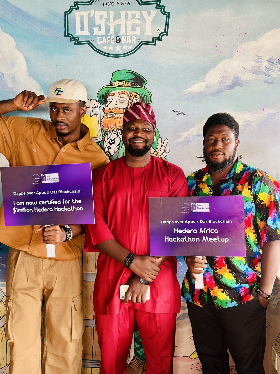 dappsoverapps's tweet image. We had a good time at the Hedera Africa Hackathon meeting ok hosted by us! #hederaafricahackathon