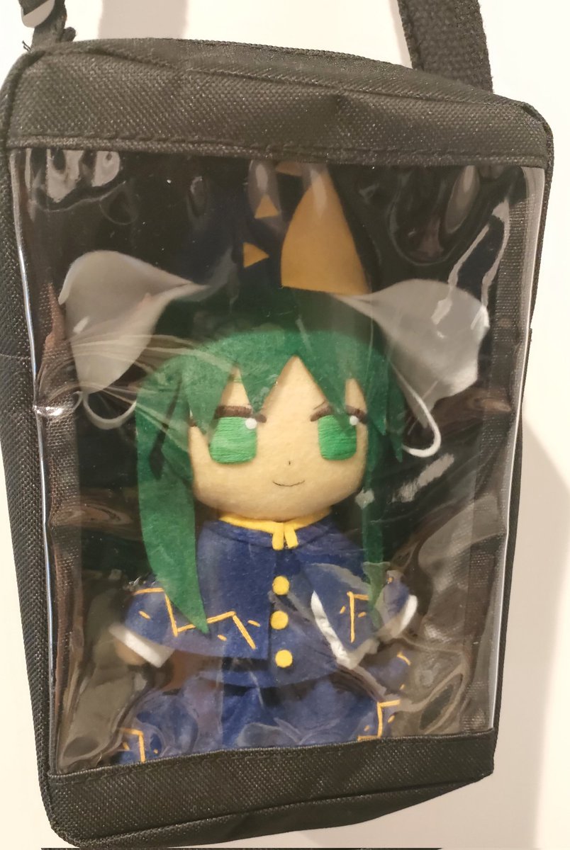 ぬいバッグに入る魅魔様です！
宜しくお願いします！
URLはツリーに繋げてあります！↓