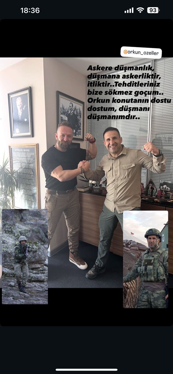 Yıllarca dağda bayırda pkklı piçlerle çarpış Sur da ilk ezanı okut, arkadaşların kolunda şehit olsun, Apo piçinin yandaşlarını toprağa göm, sonra çatışma görse altına yapacak olan klavye delikanlısı bedelli seni tehdit etsin ha..
#OrkunOEzellerYalnızDeğildir 
#HainsizTürkiye