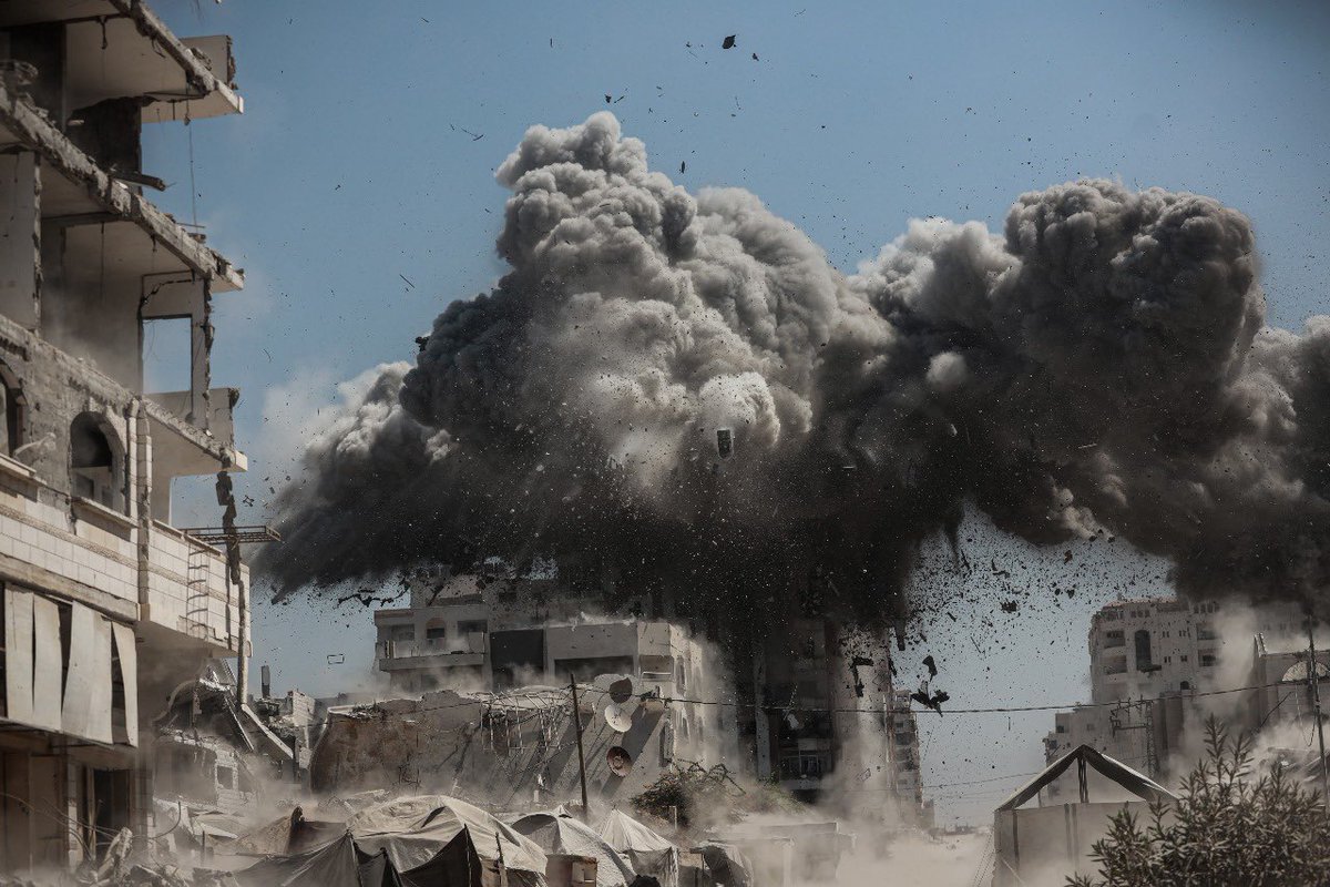 Are you happy with this?!
Gaza is being eliminated..