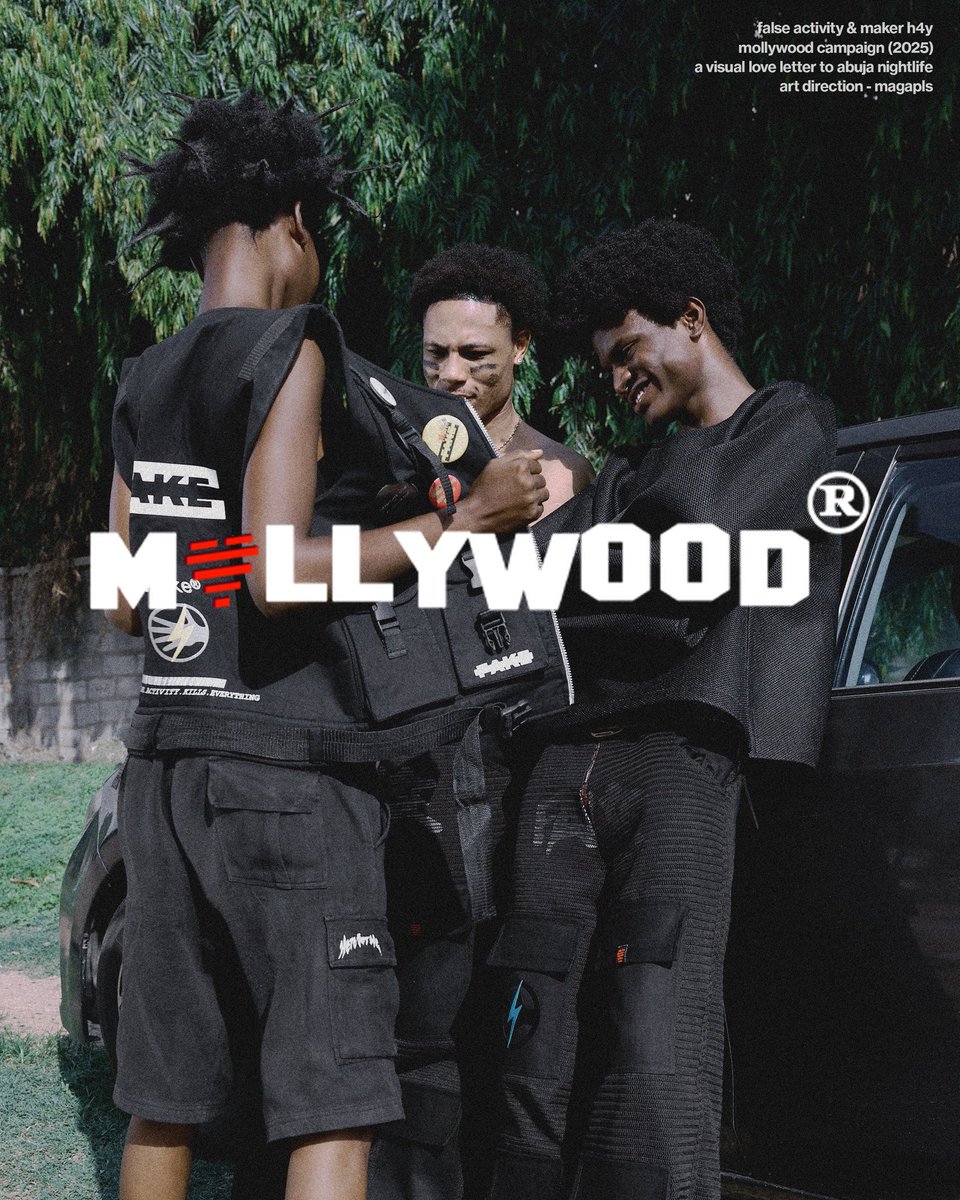 GrixMagazine's tweet image. MOLLYWOOD
A visual love letter to abuja nightlife 
A joint collection by @falseactivity &amp;amp; maker h4y