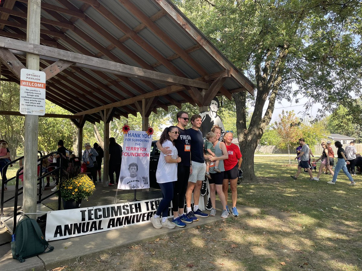 Today, the community came together to continue Terry Fox’s Marathon of Hope here in #TecumsehTerryFoxRun! 🏃

This annual <a href="/TerryFoxRunTec/">Tecumseh TerryFoxRun</a> supports the Terry Fox Foundation, local friends &amp; families, &amp; funding cancer research ❤️🤍 

See you next year! #FinishIt #45Run