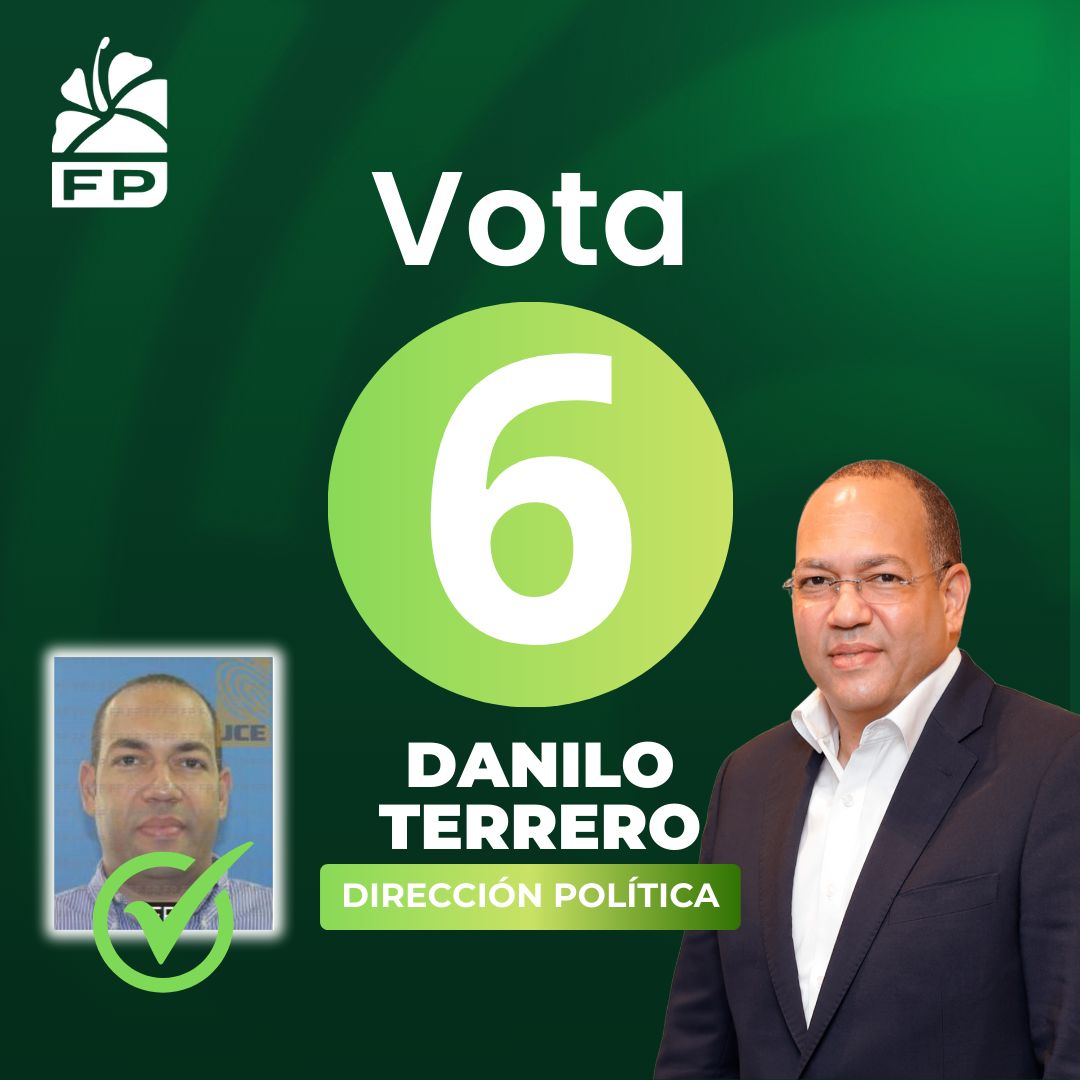 SePuedeconomar's tweet photo. 🗳️ VOTA 6 🙌🏻💚
@Danilo_Terrero https://t.co/VDM7avIbJS