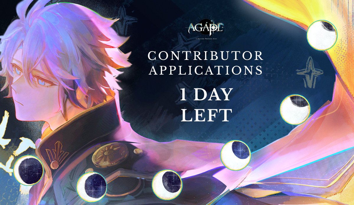 🐑 CONTRIBUTOR APPLICATIONS 🐑

"What, then, could she complain of, except that she had been loved?"

Applications for Agápē and Venus will be open for one more day! Until the gates to the underworld close, journey into the links below.

#Phainon #白厄 #厄右