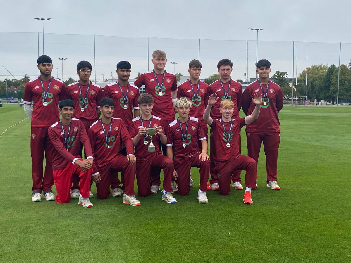 More Winners 🏆 This time the <a href="/LancsCricketFDN/">Lancashire Cricket Foundation</a> U16’s beat Surrey in the final at Loughborough 🌹