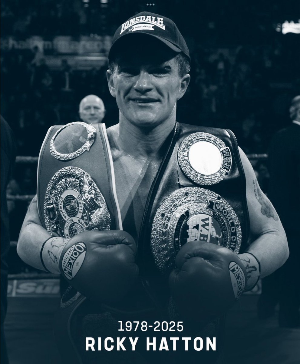 Ricky Hatton was the most popular British fighter i can ever remember, great fighter &amp; a great man.
RIP Ricky ❤️