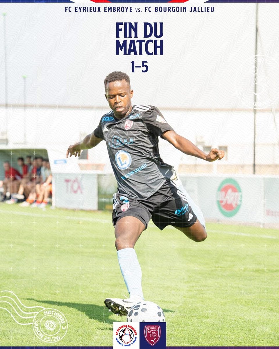 ✅ Première en Coupe de France réussie ! 🔥

🐬 Nos Berjalliens valident leur premier succès de la saison en Coupe de France ! 💪

FCEE 1-5 FCBJ

#GRANDIRENSEMBLE✍️