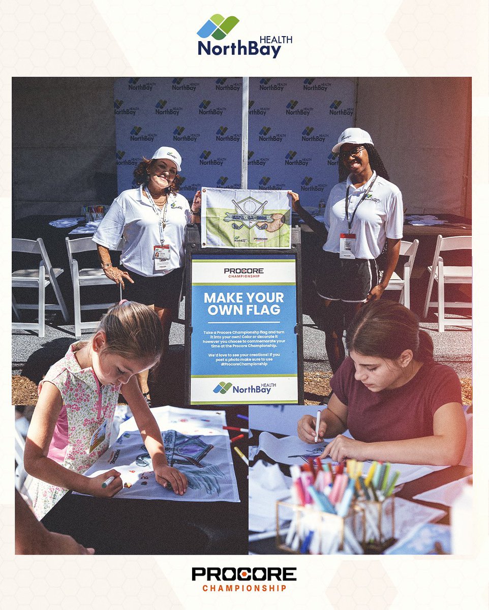 ProcoreChamp's tweet image. Visit NorthBay Health in the fan village to design your very own pin flag!

Share your masterpiece by tagging #NorthBayHealth, and they’ll be showcasing your creations throughout the day on social media 🖼️