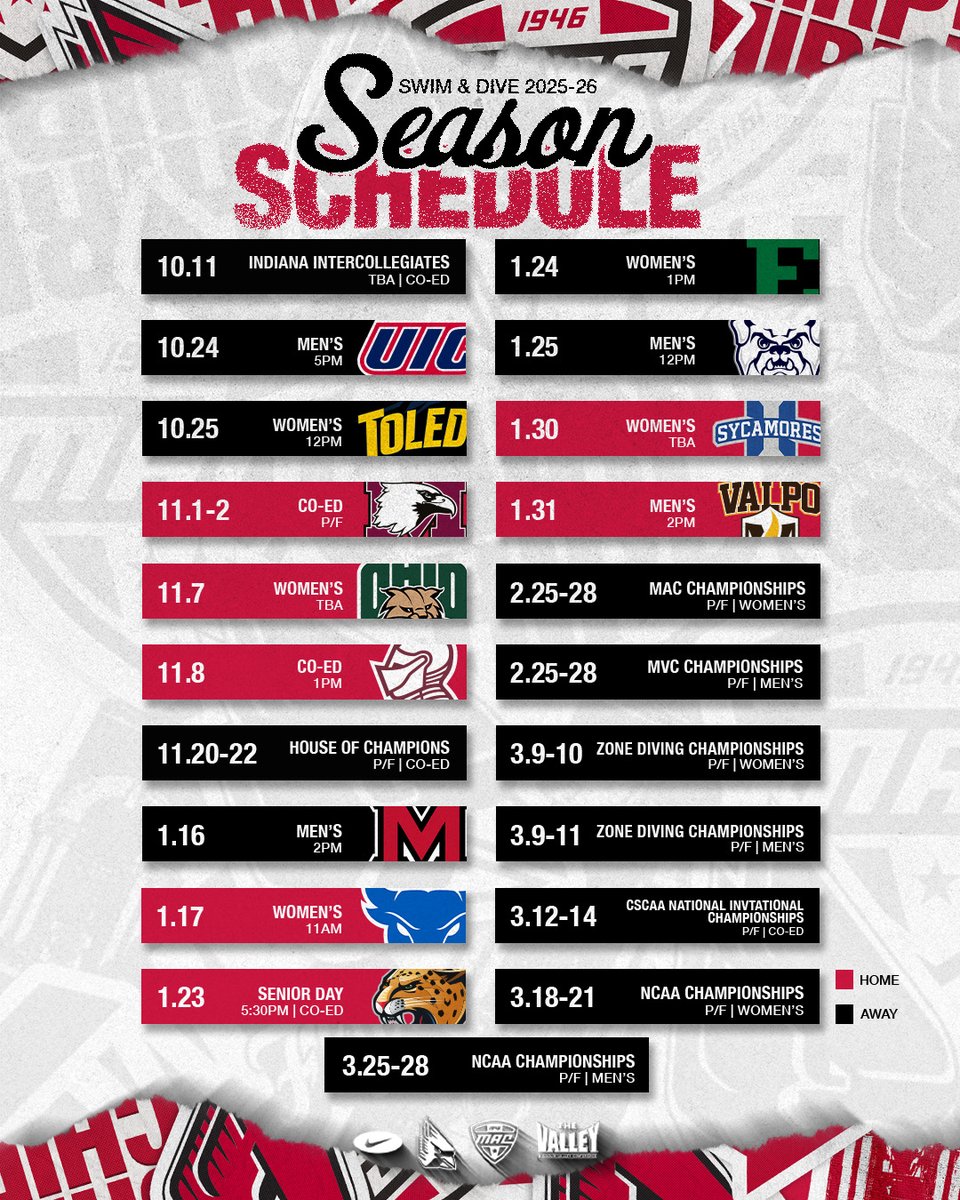 ‼️Official schedule for S&amp;D 2025-26 season‼️

We’ll see you there 👌

#ChirpChirp x #WeFly