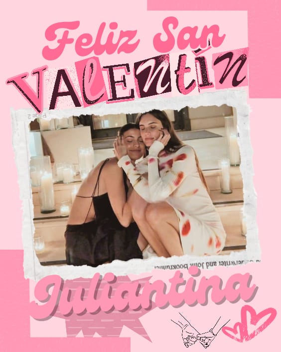 Feliz San Valentín. Feliz 14S.

Una vez juliantina, siempre juliantina 💐🍾