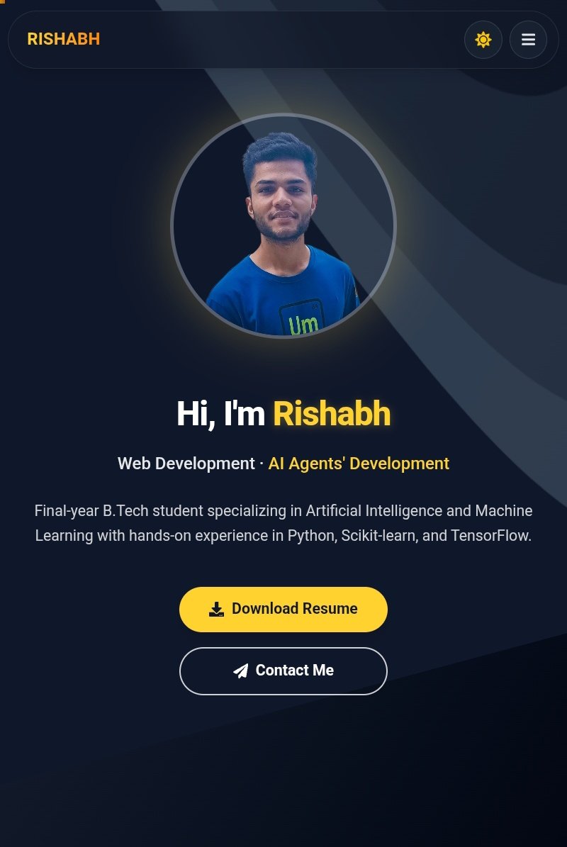 rishabhgiri024's tweet image. 🚀 Successfully built &amp;amp; deployed my Portfolio Website!
This project boosted my confidence in learning, implementing, and delivering.
🌗 Available in both Dark &amp;amp; Light mode.

🔗 Check it out: rishabh-024.netlify.app

#Portfolio #WebDev #Milestone #BuildInPublic
