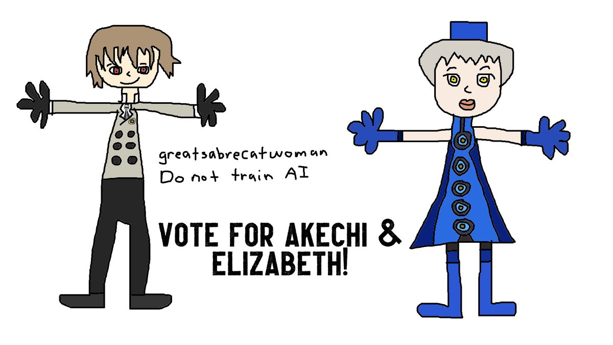Day 14 of drawing shitty fanart for #PersonaChampions! Today we have one of my OG Persona blorbos plus my favorite Velvet Room attendant. Both turned out fine, but there are some details that irk me the more that I look at them.