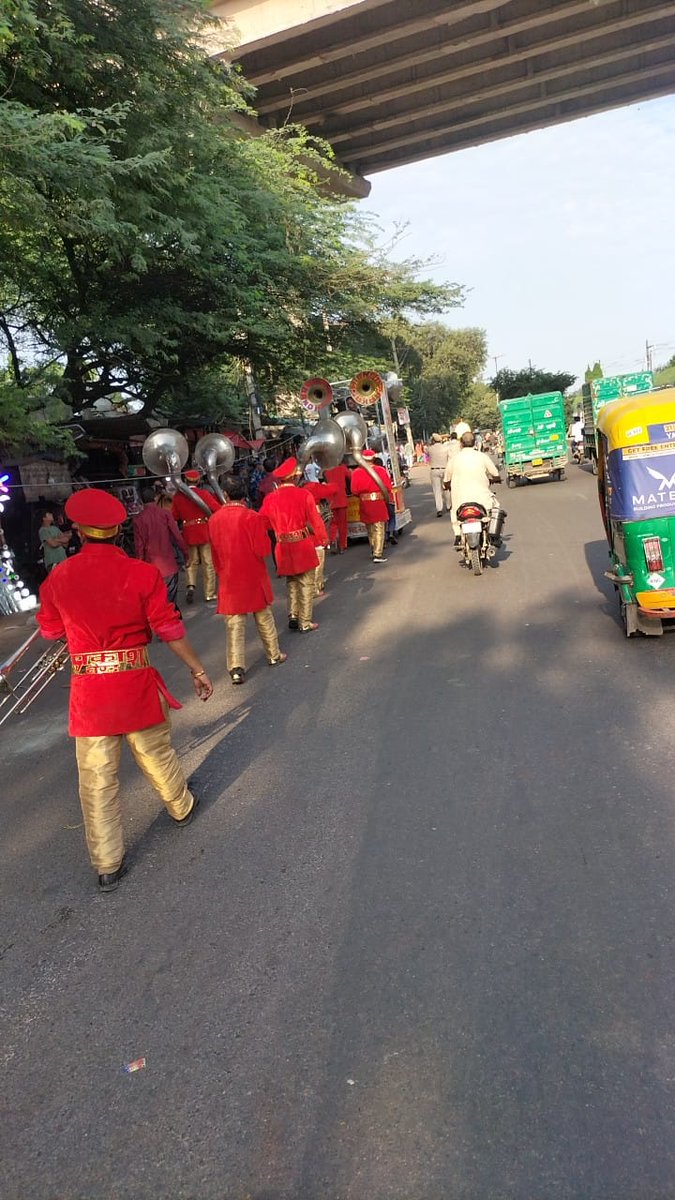 My Heartfelt gratitude to <a href="/dtptraffic/">Delhi Traffic Police</a> Under the guidance of Deserving Officers Especially, TI Bhajanpura Traffic 'Sandeep Rathi ji', for their excellent management &amp; full support in today’s Rath Yatra Mahotsav. Your efforts ensured smooth traffic &amp; grand success of the festival🚦