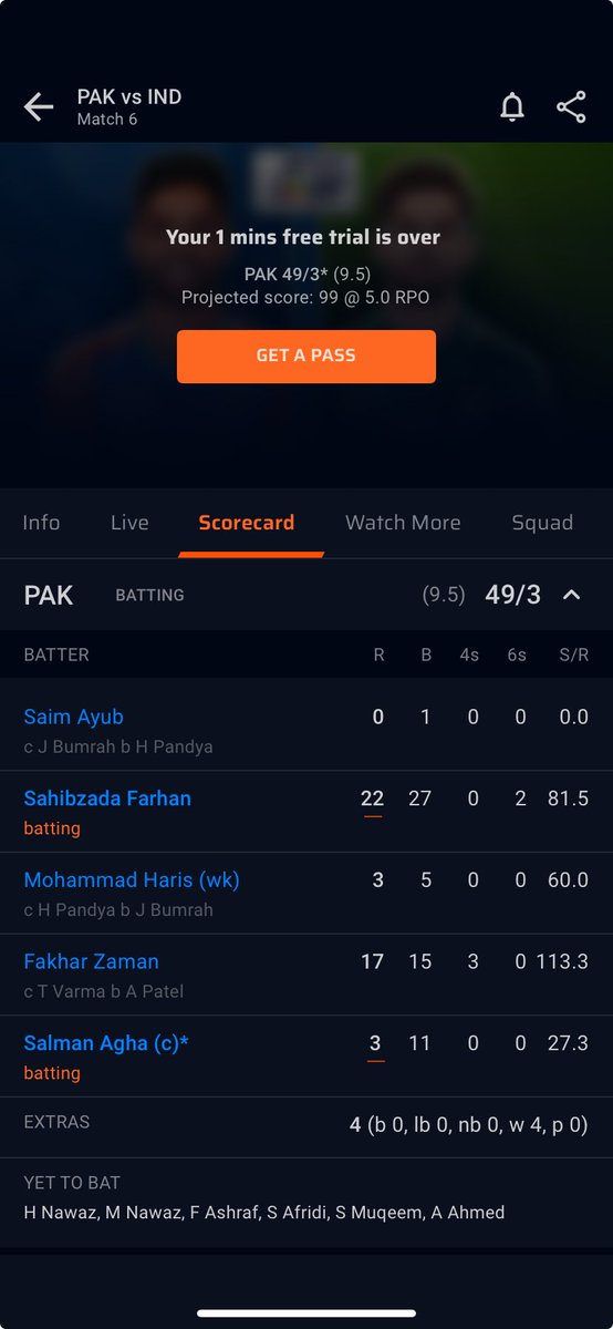 avdheshsap's tweet photo. ⁦@FanCode⁩ I am not able to watch the Ind Vs Pak match for which I recharge your app for Rs. 189/-  this is the error i get https://t.co/jZTeoKTz2N