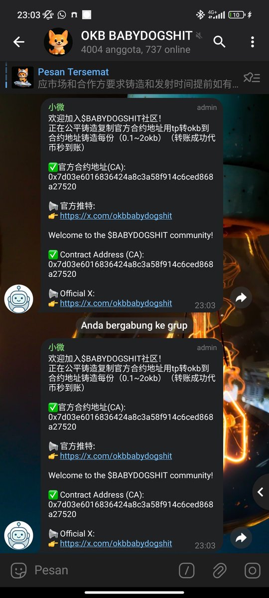 smithyapps's tweet photo. @okbbabydogshit @okx @star_okx hopefully chosen

0x3d3f6b99E2d06b7C3B4681A328732436225E317D https://t.co/Z1BqYIN5rN