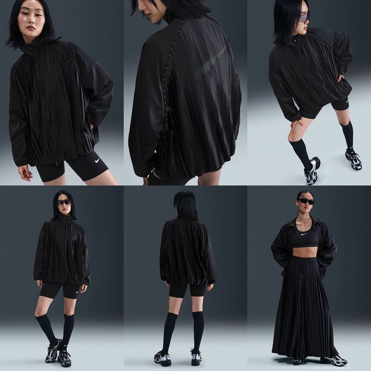 Nike Sportswear Collection Wmns Pleated TRACK Jacket & Pants が