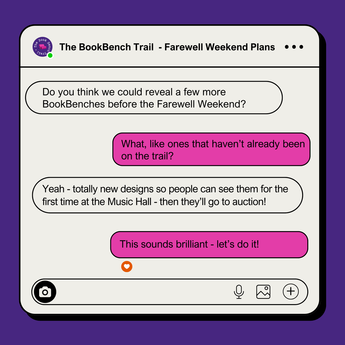 The BookBench Trail tweet media