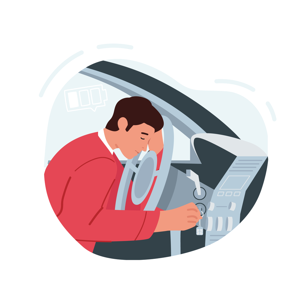 DGTes's tweet photo. 😴 Si un día dormimos poco, podemos rendir algo peor en el trabajo, olvidarnos de algo... Nada grave. Pero en la conducción, la falta de sueño es crucial. La somnolencia influye muy negativamente al volante y está presente en entre el 15 y el 30% de los #SiniestrosViales 😢. https://t.co/9JLV9R7RQ5