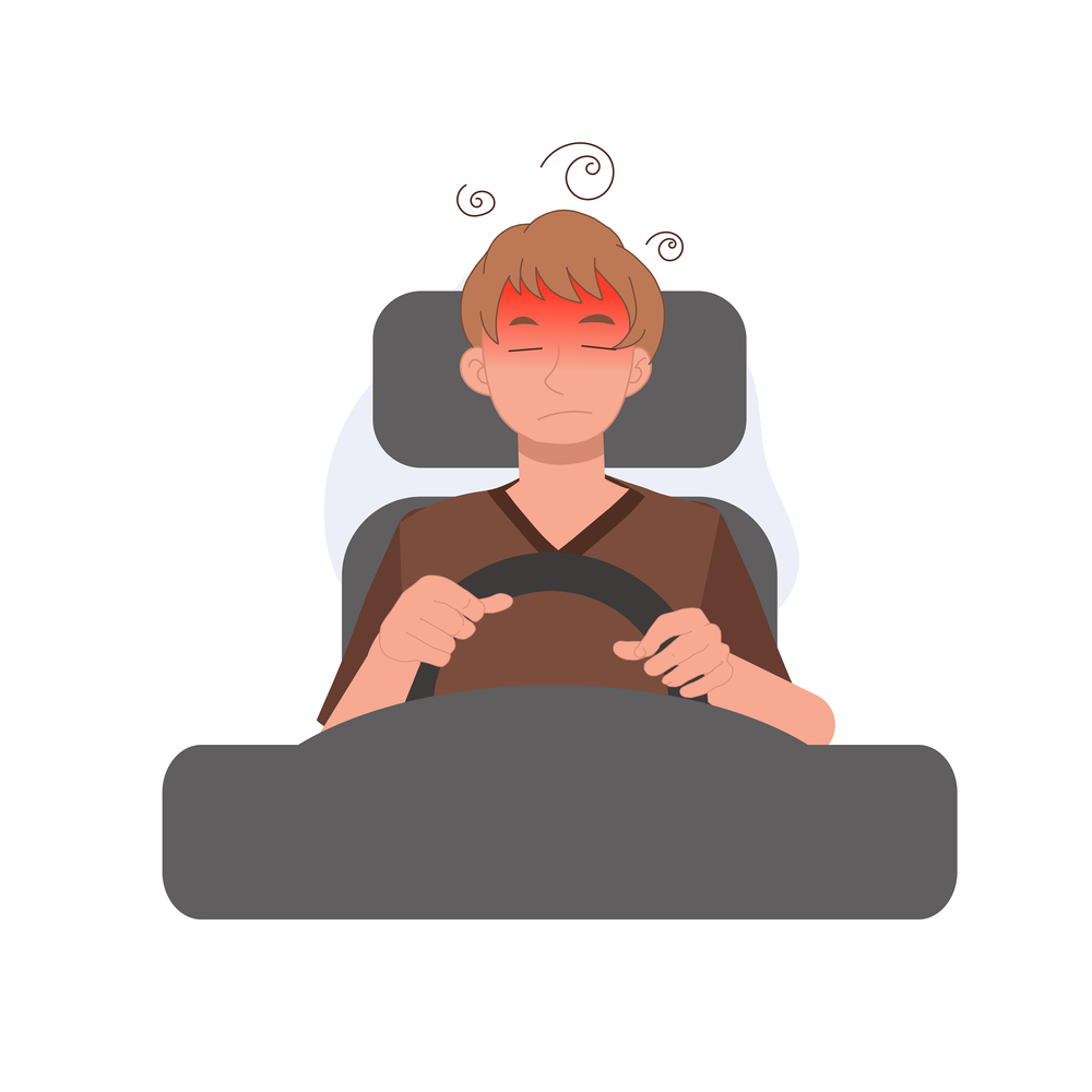 DGTes's tweet photo. 😴 Si un día dormimos poco, podemos rendir algo peor en el trabajo, olvidarnos de algo... Nada grave. Pero en la conducción, la falta de sueño es crucial. La somnolencia influye muy negativamente al volante y está presente en entre el 15 y el 30% de los #SiniestrosViales 😢. https://t.co/9JLV9R7RQ5