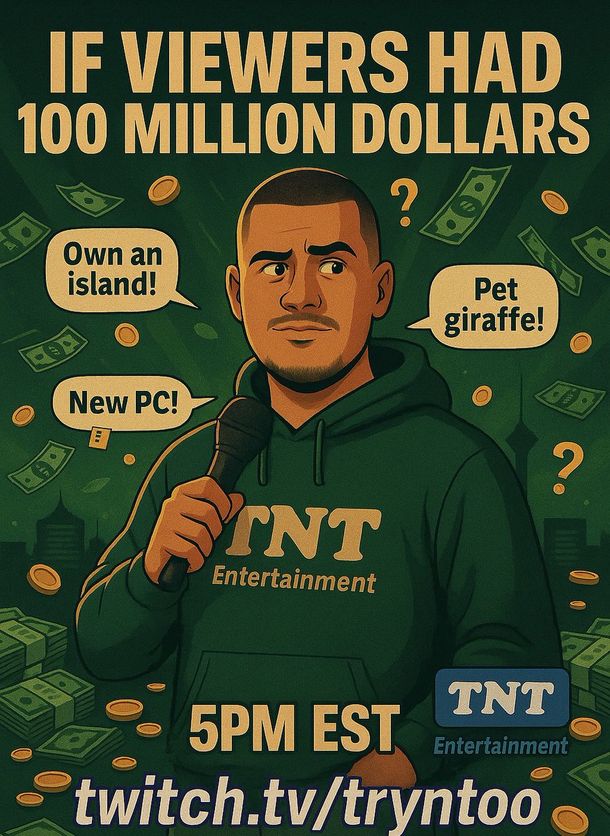 tryntoo's tweet photo. TODAY

5 PM EST

https://t.co/nPf1decCGE https://t.co/r216KUxkuw