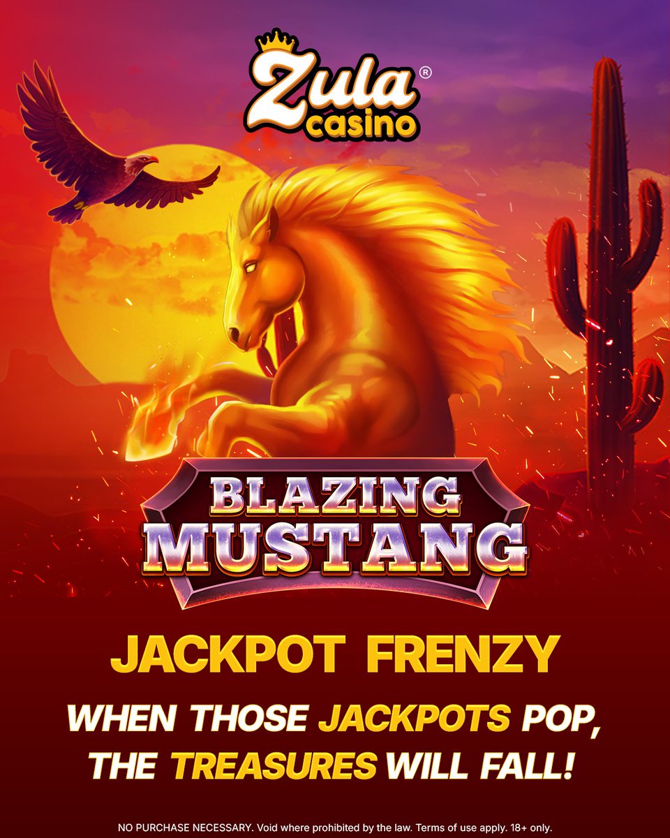 🎉Feel the Rush in Jackpot Frenzy!🎉
 
It’s all thrills in our Jackpot Frenzy event! Every jackpot that fires off will reward you with free spins, so keep those reels hot and ready! 🎯
 
The deadline is September 15 at 11:59 AM EDT! Your next jackpot could set off the frenzy!🎆