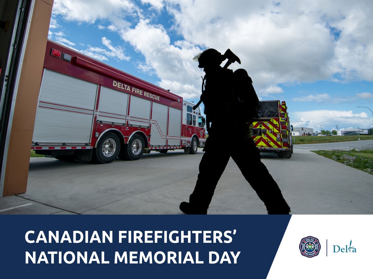 Today we recognize Firefighters’ National Memorial Day, honouring the brave firefighters across the country who have lost their lives in the line of duty. 

Their selfless sacrifices will always be remembered.