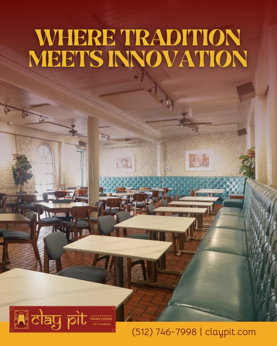 claypitaustin's tweet photo. Fresh, vibrant, and locally owned—Clay Pit serves Austin's best Indian dining experience. 🍛 Join us in the heart of downtown for a meal you won't forget! 

#HistoricAustin #AuthenticIndianRichness #ClayPitDining https://t.co/Xy61nRuSUr