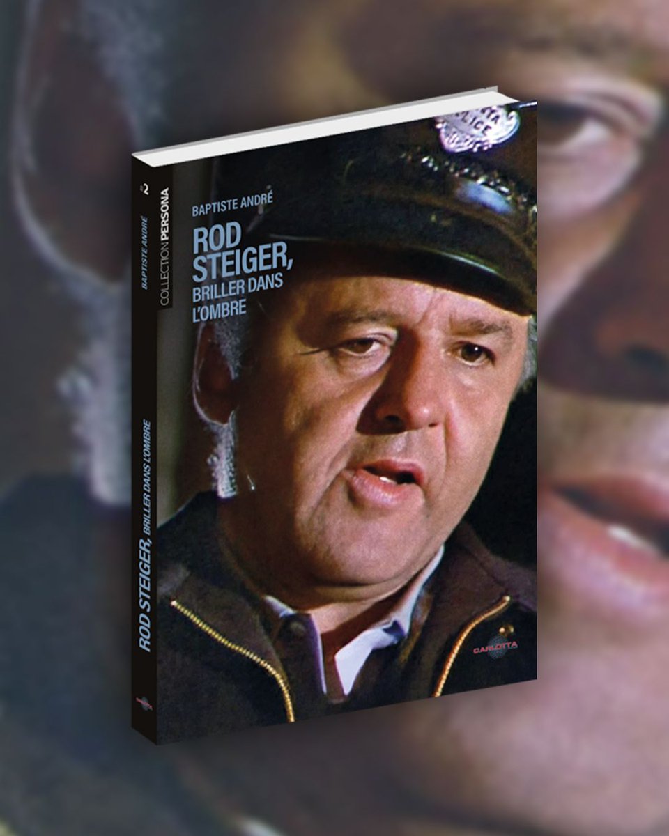 CarlottaFilms's tweet image. Le 23/09, place au 2e ouvrage de notre collection : PERSONA ! Après #DenzelWashington, vous avez rendez-vous avec Rod Steiger. 
ROD STEIGER, BRILLER DANS L’OMBRE de Baptiste André, actuellement en précommande sur : laboutique.carlottafilms.com/products/rod-s…