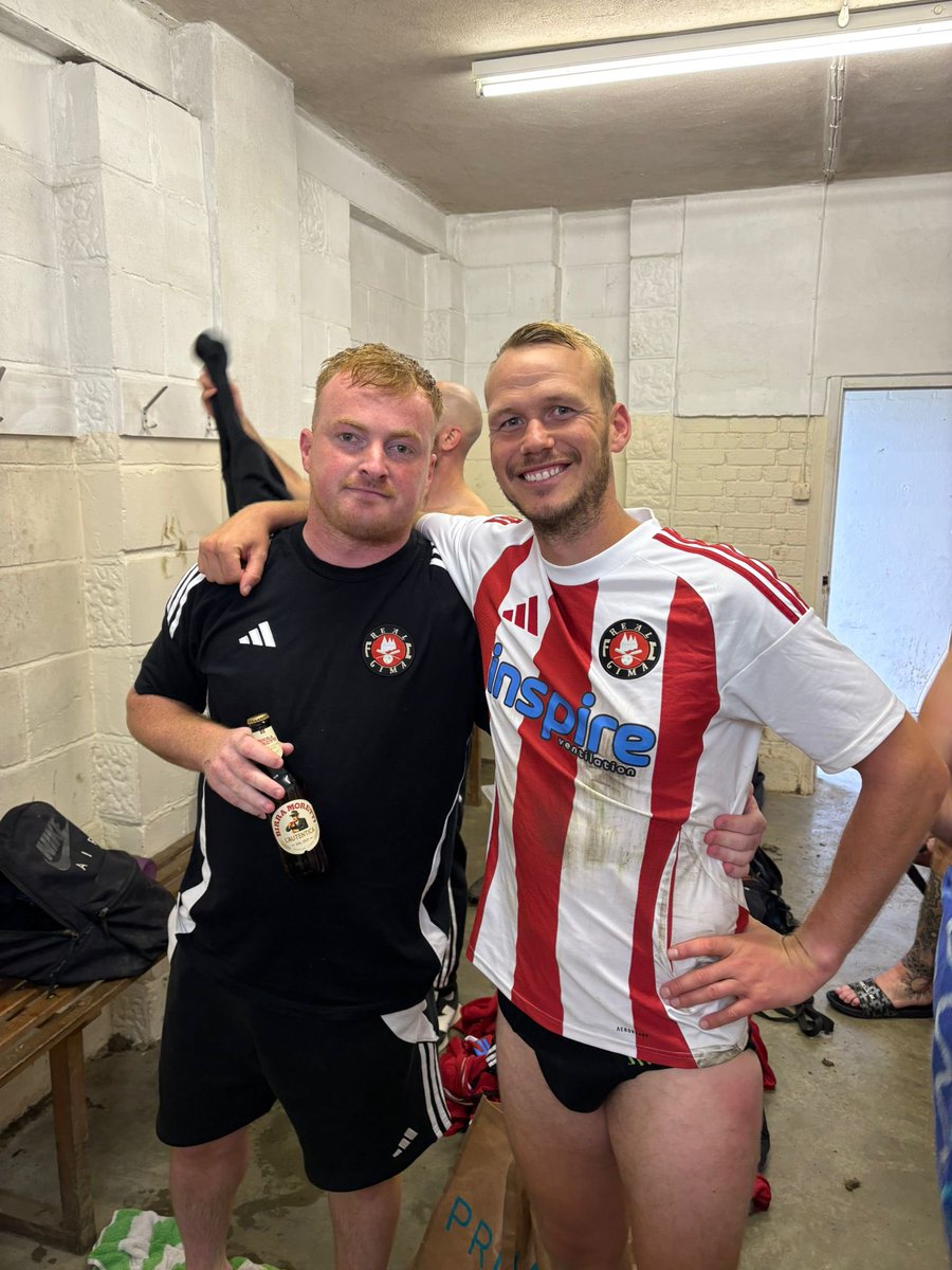 FT | It’s 7 goals &amp; 3 points for the 𝙍𝙀𝘿 𝙈𝙀𝙉 this morning. 

Real Gima 7-0 Rising Eagles  

Goalscorers:
Si Walton (3)
Luke Adams (2)
James Austin 
Josh Hornby  

Luke Adams picks up the <a href="/BirraMorettiUK/">Birra Moretti UK</a> MOM