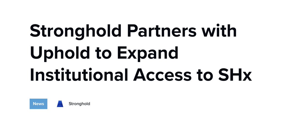 #SHX, in partnership with @Uphold, is quietly tokenizing dollars and building the regulated rails for real-world finance. It’s the silent player creating the infrastructure that allows banks, fintechs, and institutions to move money instantly and securely.