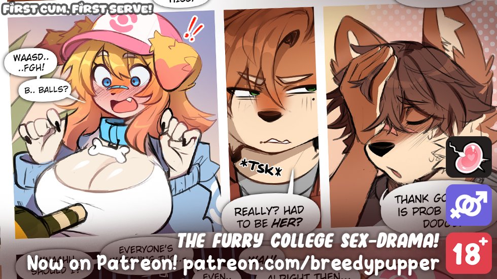 breedypupper πΈ (@breedypupper) on Twitter photo Page 24 is out now, Blue is getting into trouble. 
Get it here now: patreon.com/BreedyPupper Page 24 is out now, Blue is getting into trouble. 
Get it here now: patreon.com/BreedyPupper