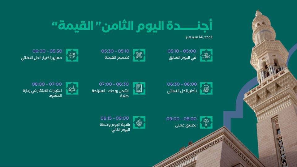 vzaz__'s tweet photo. 8DAY🤩تحت عنوان "القيمة"“#ديوان_الابتكار ليس مجرد فعالية، هو مساحة تُصاغ فيها ملامح المستقبل. هنا تتحول الفكرة إلى قصة، والحلم إلى مشروع، والإبداع إلى واقع يلامس حياة الناس. ✨🇸🇦#فكر_للحرمين 
وتشرفنا بلقاء الرررهيب محمد النحيت و الرئيس أسامة الحجيلي https://t.co/M8U0KMi7a5