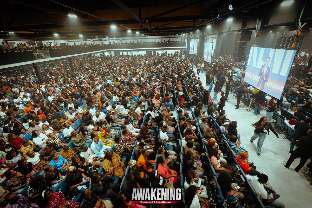 pastorbolaji's tweet photo. AWAKENING 2025 🔥🔥 the world has awakened,  just one centre, with other churches streaming !
THIS CAN ONLY BE GOD 🙏🏼🔥🔥🔥🔥

Grace Grace Grace this is our story

#awakening2025 #awakening #harvestersinternational https://t.co/hAzufq65Hr