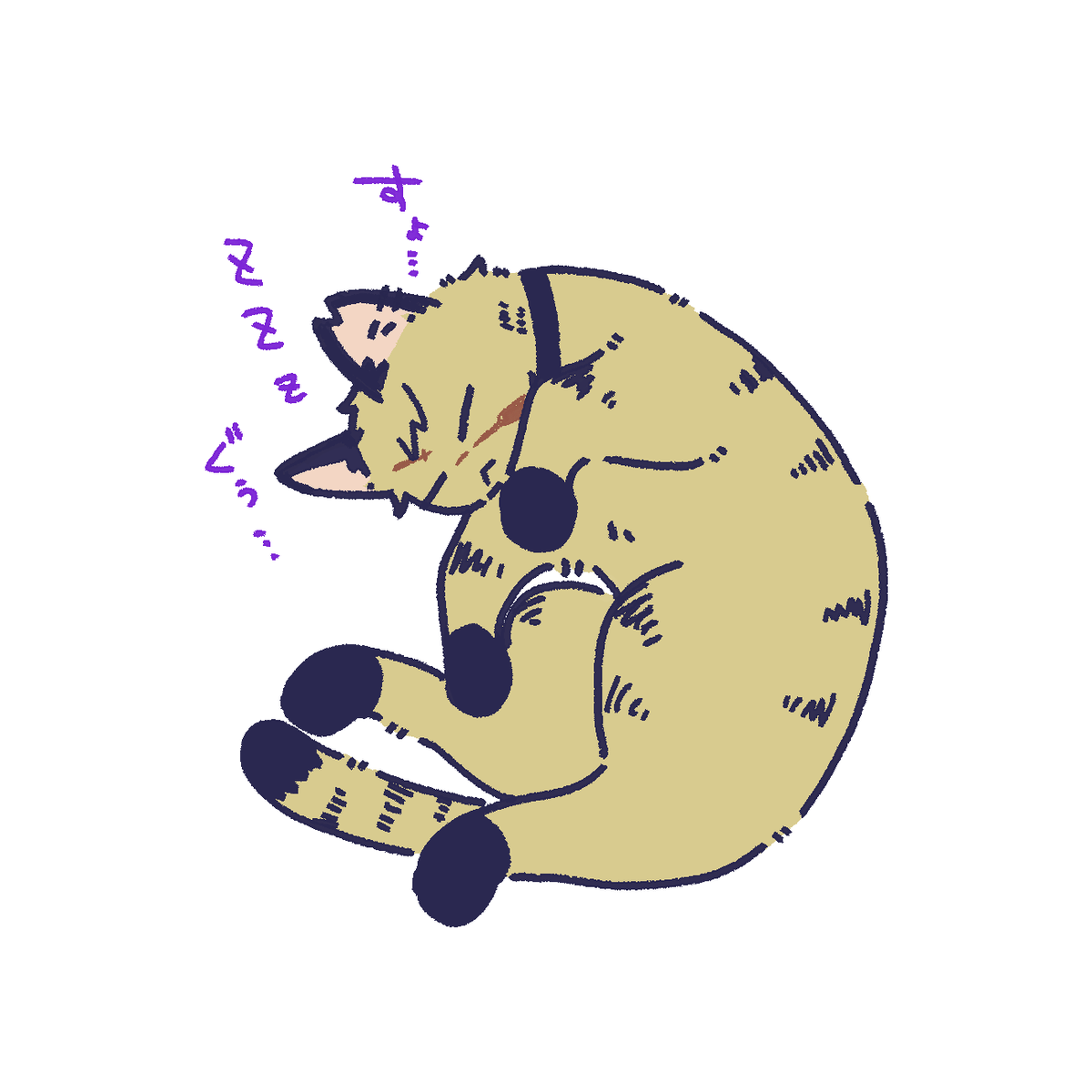 ※擬獣化
ベン夕猫がおちてた