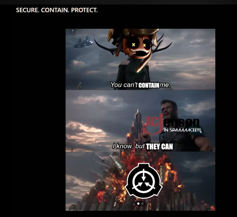 GGeneral63456's tweet image. I have a question, if the SCP Foundation ever tried to defeat the cyn would they succeed? #memes #MURDERDRONES #scp #cyn