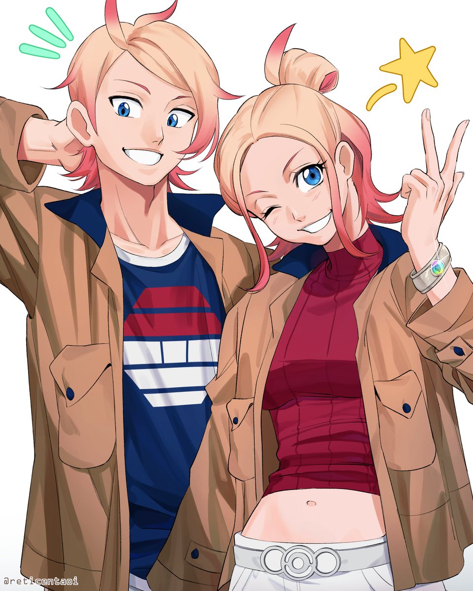 reticentaoi's tweet photo. Taunie and Urbain! 💫
#PokemonLegendsZA #pokemonfanart https://t.co/BUjD4mMvko