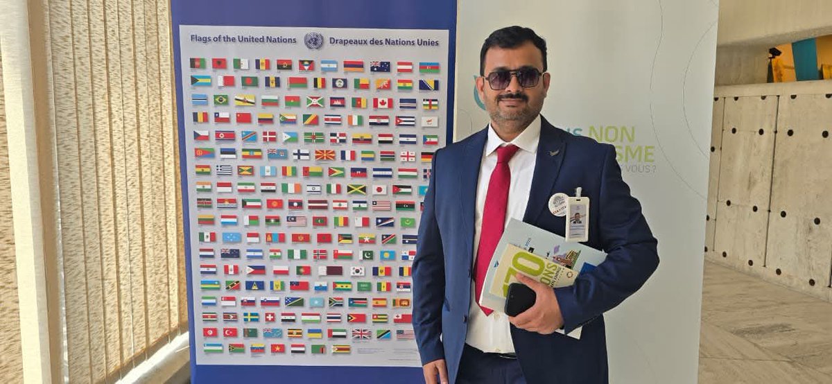 i_somnathD's tweet photo. “Being part of MIT SOG, Pune Global Enrichment Program, I Had the privilege of visiting the UN Headquarters at Geneve, Switzerland. It was an insightful experience to witness the platform where global policymakers come together to addressthe world’s most pressing issues @MITSOG1 https://t.co/85TTUq67QM