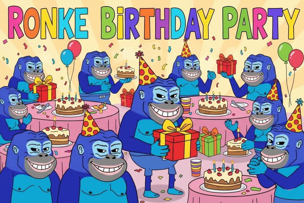 Happy $RONKE Birthday!!! 💙

Greet Ronke a happy birthday in the comments. 👇